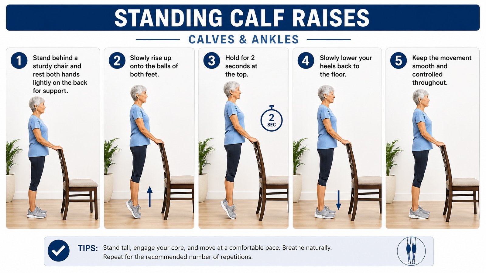 calf raise exercise