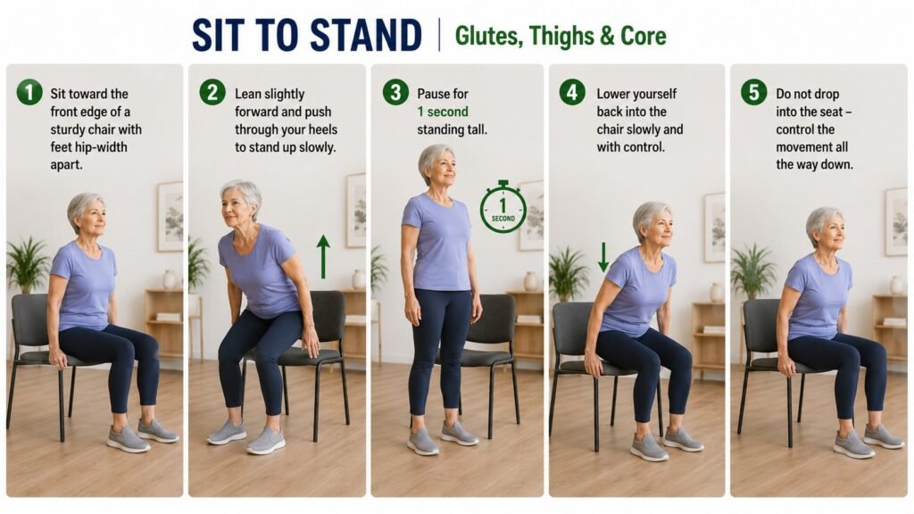 sit to stand exercise